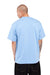 Shaka Wear SHMHSS Mens Max Heavyweight Short Sleeve Crewneck T-Shirt Sky Blue Model Back