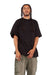 Shaka Wear SHGD Mens Garment Dyed Short Sleeve Crewneck T-Shirt Black Model Side