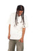 Shaka Wear SHGD Mens Garment Dyed Short Sleeve Crewneck T-Shirt Cream Model Side