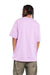 Shaka Wear SHGD Mens Garment Dyed Short Sleeve Crewneck T-Shirt Pastel Purple Model Back