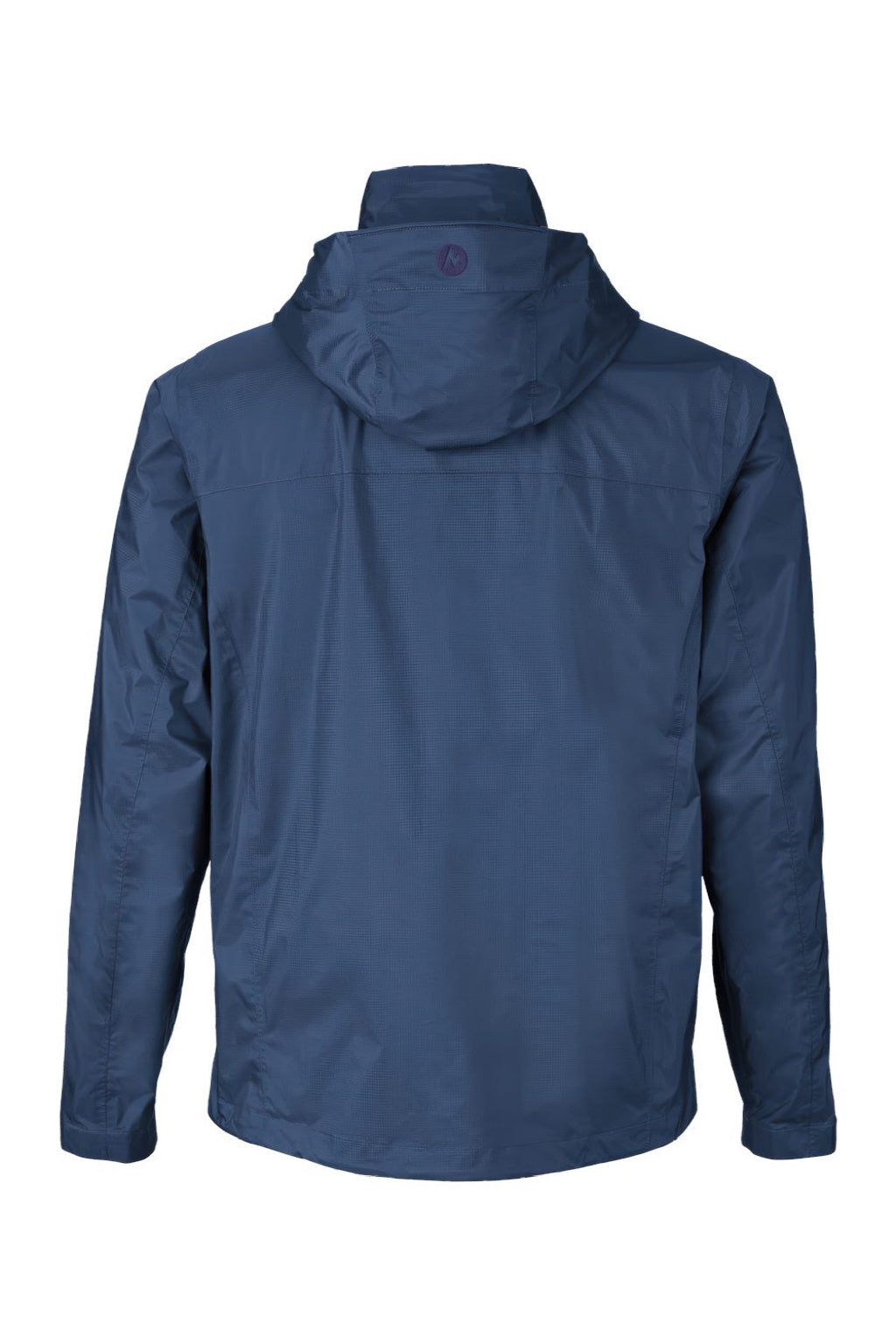 Marmot M15881 Mens PreCip Eco Full Zip Rain Jacket Arctic Navy Blue Flat Back