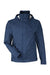 Marmot M15881 Mens PreCip Eco Full Zip Rain Jacket Arctic Navy Blue Flat Front