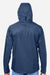 Marmot M15881 Mens PreCip Eco Full Zip Rain Jacket Arctic Navy Blue Model Back