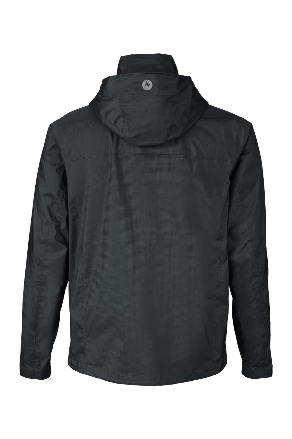Marmot M15881 Mens PreCip Eco Full Zip Rain Jacket Black Flat Back