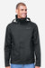 Marmot M15881 Mens PreCip Eco Full Zip Rain Jacket Black Model Front