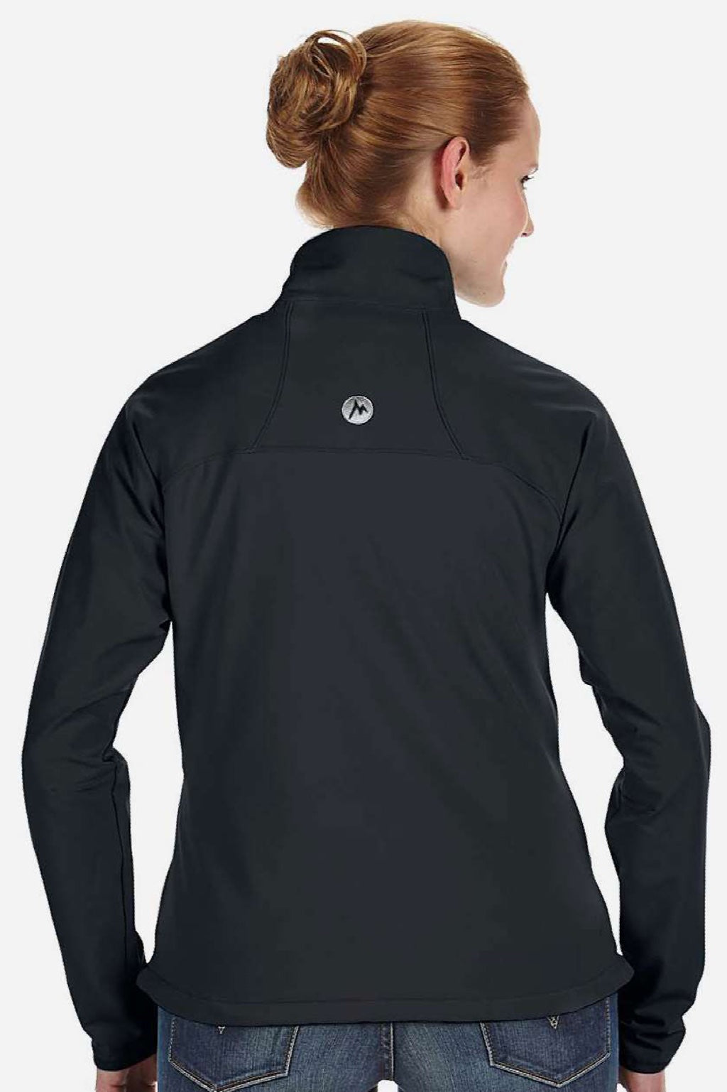 Marmot M16079 Womens Tempo Lightweight Full Zip Jacket Black Model Back