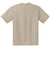 Hanes 5190 Mens Beefy-T Short Sleeve Crewneck T-Shirt w/ Pocket Sand Flat Back
