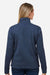 Marmot M16250 Womens Drop Line Fleece Full Zip Jacket Heather Arctic Navy Blue Model Back