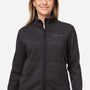 Marmot Womens Drop Line Fleece Full Zip Jacket - Heather Black - New
