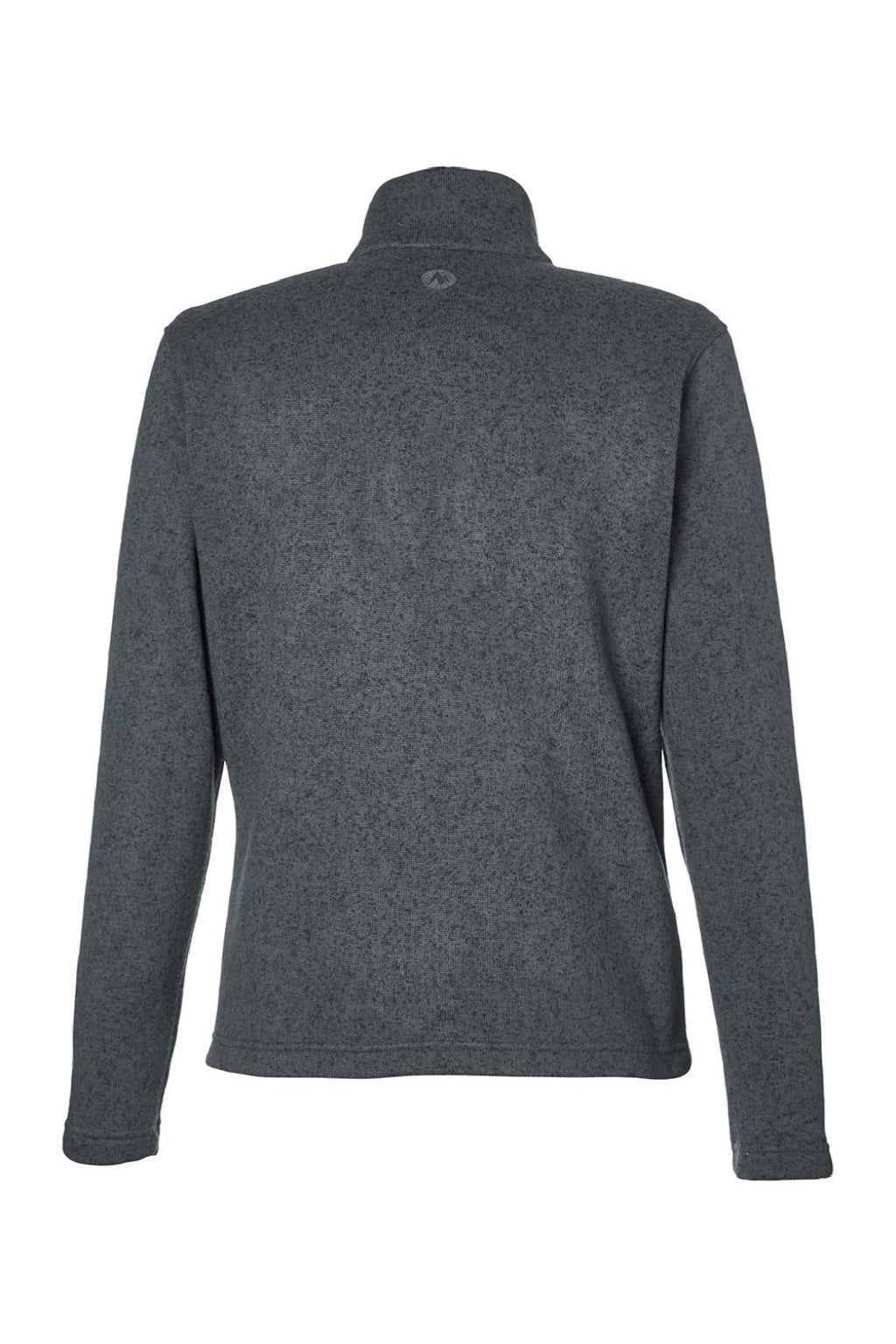 Marmot M16250 Womens Drop Line Fleece Full Zip Jacket Heather Steel Onyx Grey Flat Back