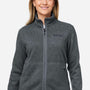 Marmot Womens Drop Line Fleece Full Zip Jacket - Heather Steel Onyx Grey - New
