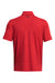 Under Armour 1383255 Mens Recycled Short Sleeve Polo Shirt Red/White Flat Back