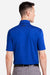 Under Armour 1383255 Mens Recycled Short Sleeve Polo Shirt Royal Blue/Black Model Back