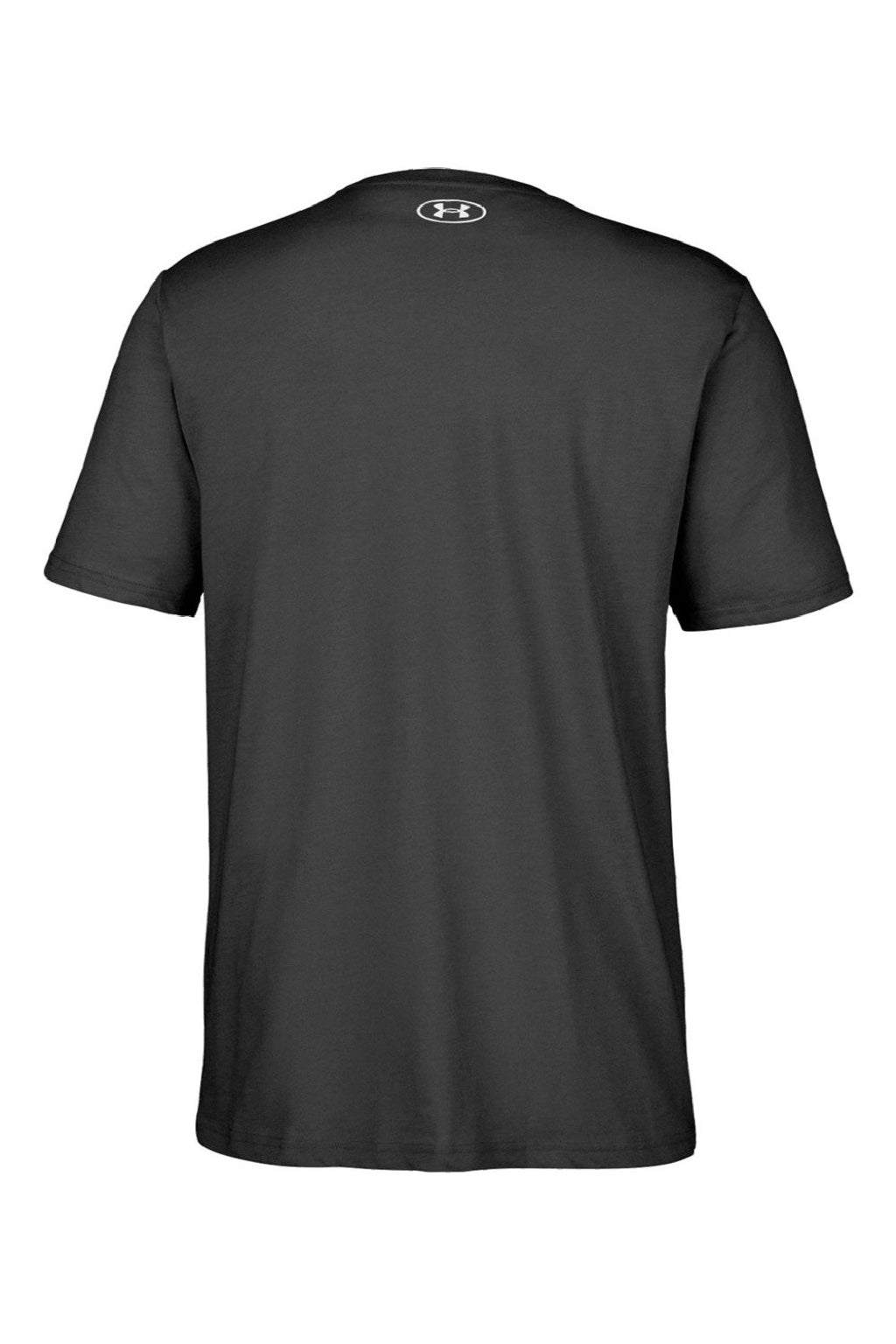 Under Armour 1383264 Mens Athletic 2.0 Short Sleeve Crewneck T-Shirt Black/White Flat Back