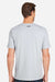 Under Armour 1383264 Mens Athletic 2.0 Short Sleeve Crewneck T-Shirt Heather Mod Medium Grey/Black Model Back