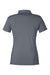 Under Armour 1385910 Womens Recycled Short Sleeve Polo Shirt Castlerock Grey/White Flat Back