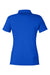 Under Armour 1385910 Womens Recycled Short Sleeve Polo Shirt Royal Blue/Black Flat Back