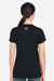 Under Armour 1383284 Womens Athletic 2.0 Short Sleeve Crewneck T-Shirt Black/White Model Back