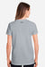 Under Armour 1383284 Womens Athletic 2.0 Short Sleeve Crewneck T-Shirt Heather Mod Medium Grey/Black Model Back