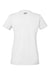 Under Armour 1383284 Womens Athletic 2.0 Short Sleeve Crewneck T-Shirt White/Black Flat Back