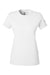 Under Armour 1383284 Womens Athletic 2.0 Short Sleeve Crewneck T-Shirt White/Black Flat Front