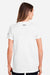 Under Armour 1383284 Womens Athletic 2.0 Short Sleeve Crewneck T-Shirt White/Black Model Back