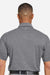 Under Armour 1389853 Mens Destin Drive Striped Performance Short Sleeve Polo Shirt Black/White Model Back