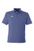 Under Armour 1389853 Mens Destin Drive Striped Performance Short Sleeve Polo Shirt Royal Blue/White Flat Front