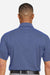 Under Armour 1389853 Mens Destin Drive Striped Performance Short Sleeve Polo Shirt Royal Blue/White Model Back