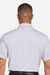 Under Armour 1389853 Mens Destin Drive Striped Performance Short Sleeve Polo Shirt White/Black Model Back