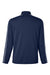 Under Armour 1383260 Mens Command 2.0 1/4 Zip Sweatshirt w/ Pouch Pocket Midnight Navy Blue/White Flat Back
