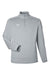 Under Armour 1383260 Mens Command 2.0 1/4 Zip Sweatshirt w/ Pouch Pocket Mod Grey/White Flat Front