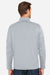 Under Armour 1383260 Mens Command 2.0 1/4 Zip Sweatshirt w/ Pouch Pocket Mod Grey/White Model Back