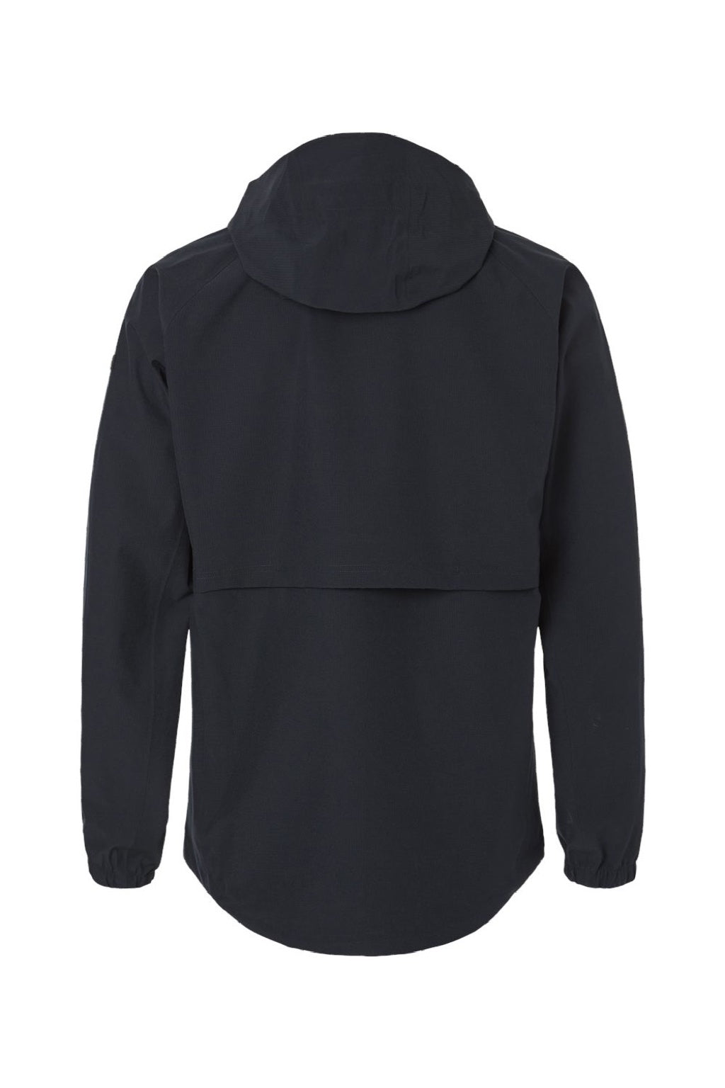 Huk H400148 Mens Rover Full Zip Hooded Rain Jacket Black Flat Back