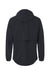 Huk H400148 Mens Rover Waterproof Full Zip Hooded Rain Jacket Black Flat Back