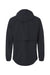 Huk H400148 Mens Rover Full Zip Hooded Rain Jacket Black Flat Back