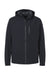 Huk H400148 Mens Rover Full Zip Hooded Rain Jacket Black Flat Front