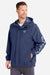 Huk H400159 Mens Storm Full Zip Hooded Rain Jacket Naval Academy Blue Model Side