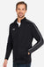 Under Armour 1383259 Mens Command 2.0 Full Zip Jacket Black/White Model Side