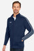 Under Armour 1383259 Mens Command 2.0 Full Zip Jacket Midnight Navy Blue/White Model Side