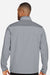 Under Armour 1389611 Mens Motivate 3.0 1/4 Zip Sweatshirt w/ Pouch Pocket Mod Grey/White Model Back
