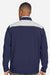 Under Armour 1389611 Mens Motivate 3.0 1/4 Zip Sweatshirt w/ Pouch Pocket Midnight Navy Blue/White Model Back