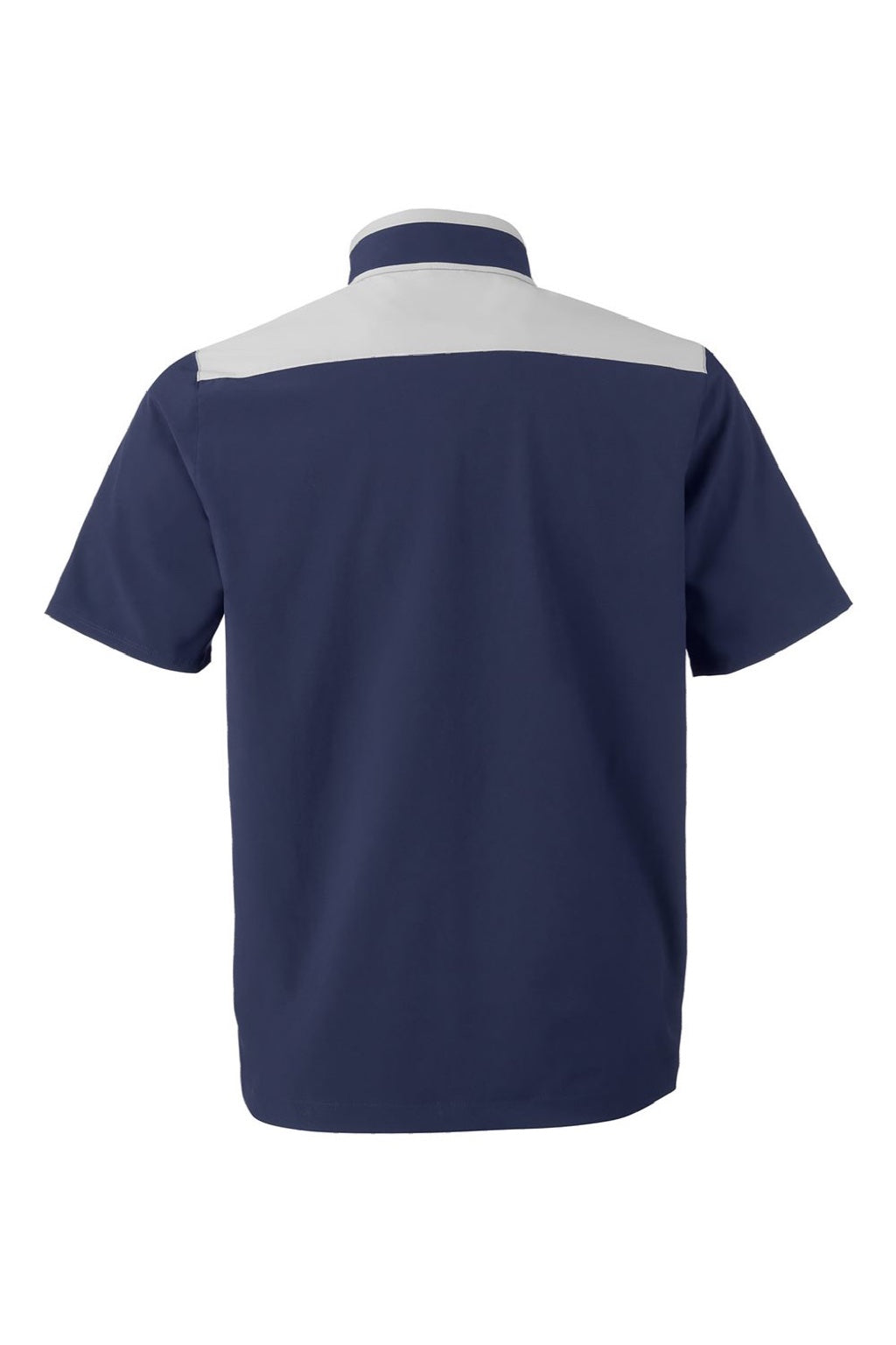 Under Armour 1389612 Mens Motivate 3.0 1/4 Zip Short Sleeve Sweatshirt w/ Pouch Pocket Midnight Navy Blue/White Flat Back