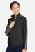 Under Armour 1383272 Womens Command Full Zip Jacket Black/White Model Side