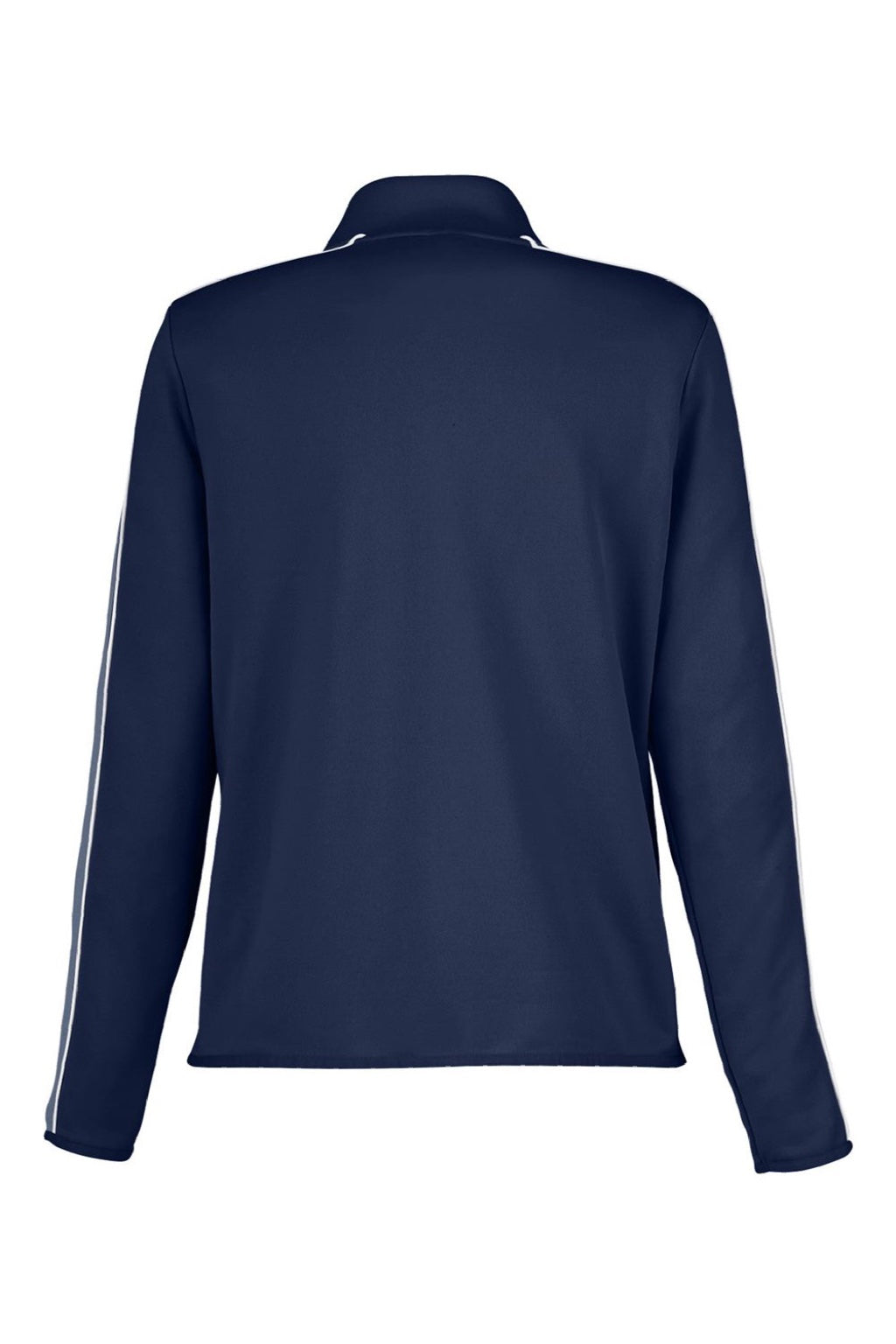 Under Armour 1383272 Womens Command Full Zip Jacket Midnight Navy Blue/White Flat Back