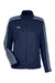Under Armour 1383272 Womens Command Full Zip Jacket Midnight Navy Blue/White Flat Front