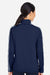 Under Armour 1383272 Womens Command Full Zip Jacket Midnight Navy Blue/White Model Back