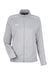 Under Armour 1383272 Womens Command Full Zip Jacket Mod Grey/White Flat Front