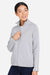 Under Armour 1383272 Womens Command Full Zip Jacket Mod Grey/White Model Side
