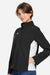 Under Armour 1389661 Womens Rival Stretch Full Zip Jacket Black/White Model Side